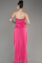 Abschlusskleid Lang Chiffon Fuchsie ABU3947