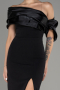 Abendkleid Lang Schwarz ABU4024
