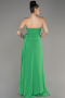Grün Abendkleid Chiffon Lang ABU6138