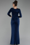 Abendkleid Lang Marineblau ABU3542