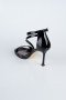 Party-Schuhe Lackleder Schwarz AB1120