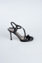 Party-Schuhe Lackleder Schwarz AB1121