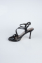 Party-Schuhe Lackleder Schwarz AB1121