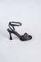Party-Schuhe Lackleder Schwarz ABR1115