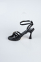 Party-Schuhe Lackleder Schwarz ABR1115