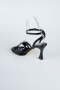 Party-Schuhe Lackleder Schwarz ABR1115