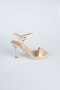 Party-Schuhe Lang Lackleder Hautfarben ABU4235