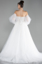 Hochzeitskleider Lang Weiß ABG112