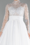 Hochzeitskleider Lang Satin Weiß ABU4250