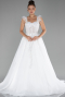 Hochzeitskleider Lang Weiß ABG109