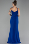 Abendkleid Lang Sächsischblau ABU4299