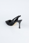 Party-Schuhe Laserschnitt Schwarz MJ4101