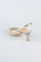 Party-Schuhe Steinbesetzt Gold MJ5311