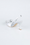 Party-Schuhe Satin Silber MJS4100