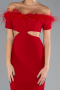 Abendkleid Lang Rot ABU3602