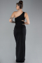 Abendkleid Lang Schwarz ABU3702