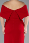 Abendkleid in Übergröße Lang Rot ABU3945