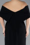 Abendkleid in Übergröße Lang Schwarz ABU3945