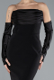 Abendkleid Lang Schwarz ABU4398