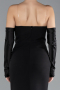 Abendkleid Lang Schwarz ABU4398