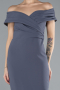 Anthrazit Partykleid Midi ABK1902