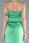 Grün Abendkleid Satin Lang ABU2844