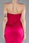 Partykleid Mini Satin Fuchsie ABK2175