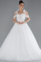 Hochzeitskleider Lang Weiß ABG056