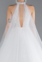 Brautkleid in Großen Größen Lang Weiß ABG108
