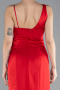Abendkleid Lang Satin Rot ABU4498