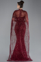 Abendkleid Lang Weinrot ABU4517
