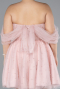 Puder Brautkleid In Übergröße Mini ABK2110