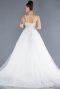 Brautkleid in Großen Größen Lang Weiß ABG107