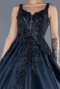 Designer Abendkleid Lang Marineblau ABU4551