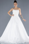Brautkleid in Großen Größen Lang Weiß ABG094