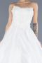 Brautkleid in Großen Größen Lang Weiß ABG094