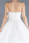 Brautkleid in Großen Größen Lang Weiß ABG094