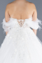 Brautkleid in Großen Größen Lang Weiß ABG102