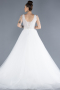 Brautkleid in Großen Größen Lang Weiß ABG089