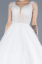 Brautkleid in Großen Größen Lang Weiß ABG089