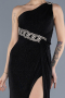 Abendkleid Lang Schwarz ABU4599