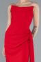Abendkleid im Meerjungfrau-Stil Lang Rot ABU4666