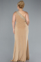 Abendkleid in Übergröße Lang Gold ABU4601