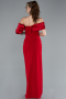 Rot Abendkleid Lang ABU4024