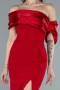 Rot Abendkleid Lang ABU4024