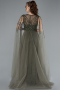Abendkleid Lang Khaki ABU4709