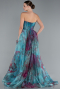 Abendkleid Lang Petrolgrün ABU4734