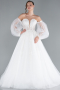Hochzeitskleider Lang Weiß ABG111