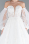 Hochzeitskleider Lang Weiß ABG111