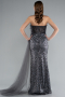 Abendkleid Lang Anthrazit ABU4772